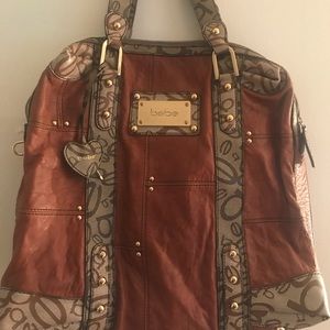 Bebe Large Leather Tote